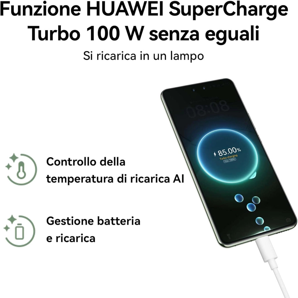 HUAWEI nova 13 Pro Smartphone, 12 GB+512 GB, Doppia fotocamera frontale Ultra-Wide da 60 MP, Fotocamera all’avanguardia con apertura regolabile da 50 MP, AI e SuperCharge, 5000 mAh, EMUI 14.2, Nero