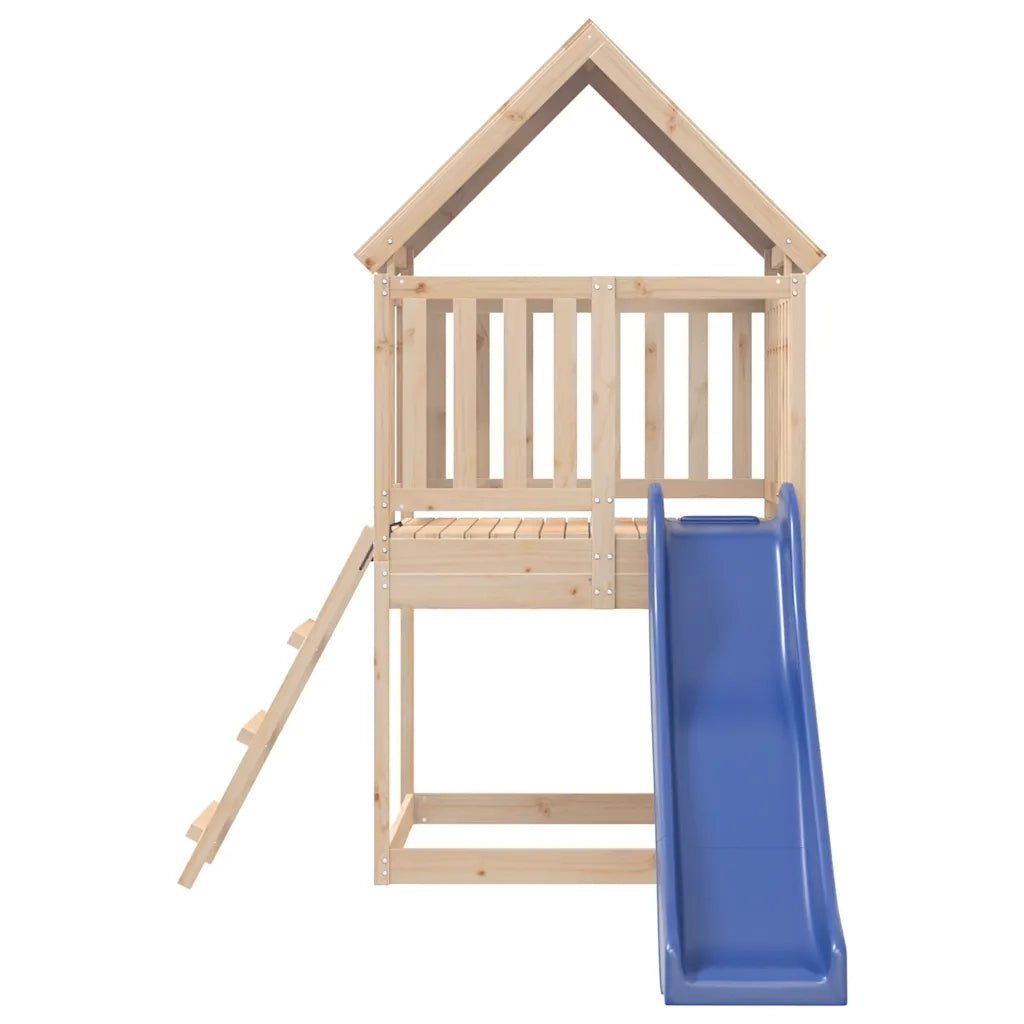 Set da Gioco da Esterno in Legno Massello di Pino CFW5666962