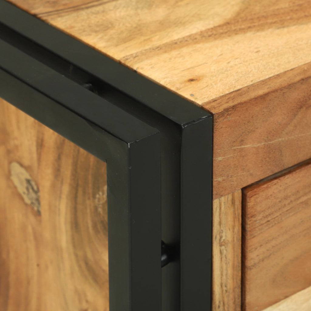 Tavolino da caffÃ¨ 90x50x38 cm in legno di acacia