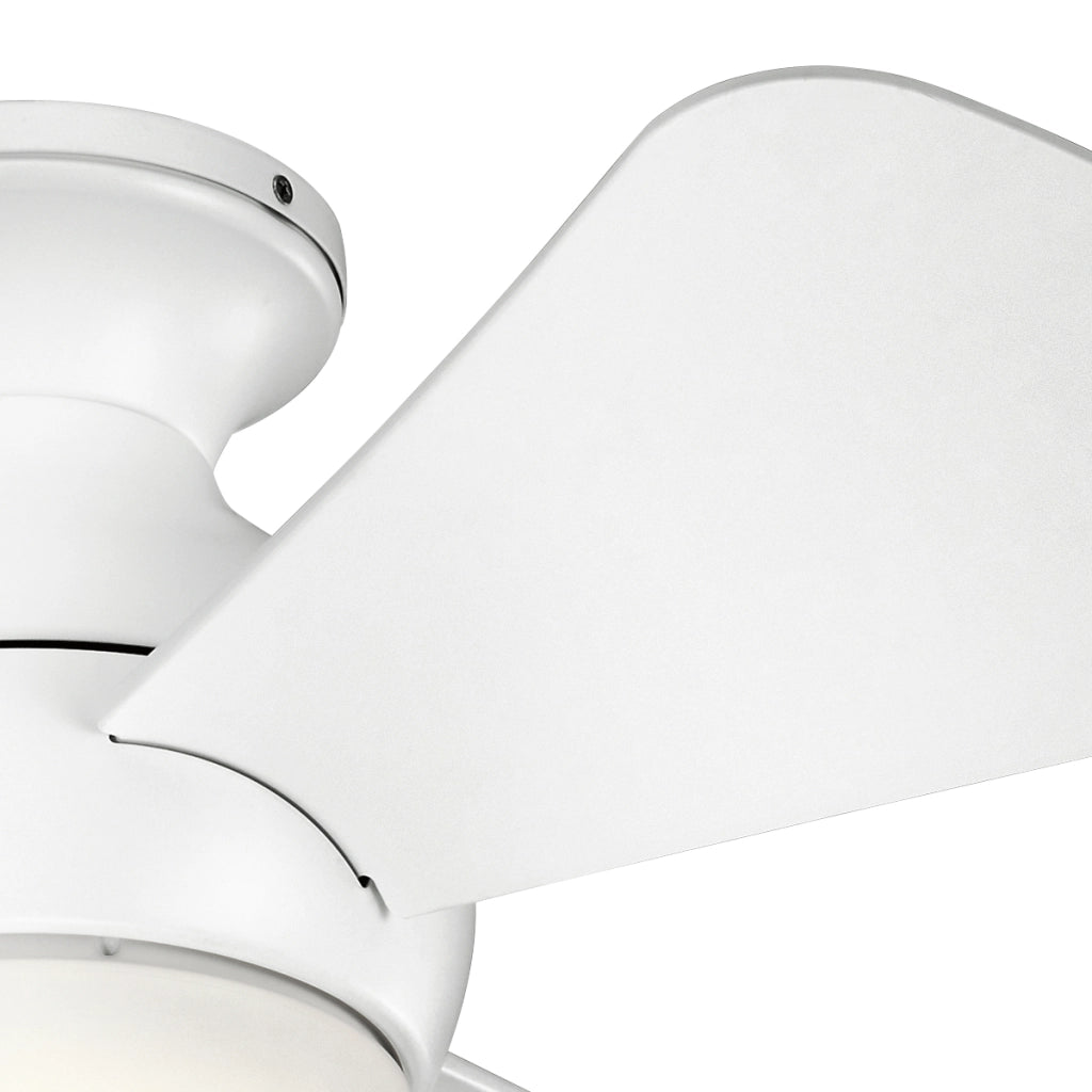 Ventilatore soffitto Kichler Sola 86cm LED 10W bianco