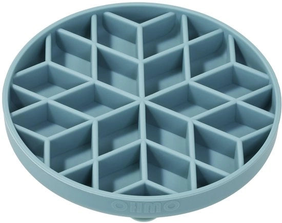 Bacino per cani anti-gulping (piccolo, diamantato), bacino anti-gulping per gatti e cuccioli, cibo in silicone blocca flatulenza, antiscivolo