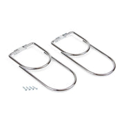 Emuca Portabottiglie con 2 spazi per mobili., Cromato brillo, Acciaio, 1 u.