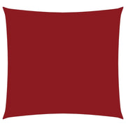 Parasole a Vela in Tela Oxford Quadrato 4,5x4,5 m Rosso