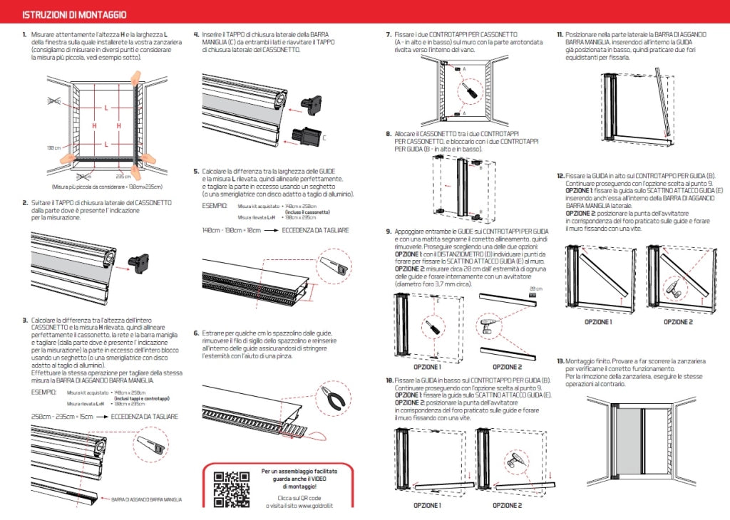 Zanzariera a Rullo Riducibile Laterale 140 x 250 Bianco 9010