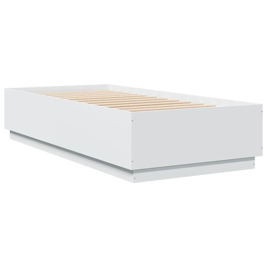 Giroletto-Struttura Letto Bianco 90x200 cm in Legno Multistrato 472825