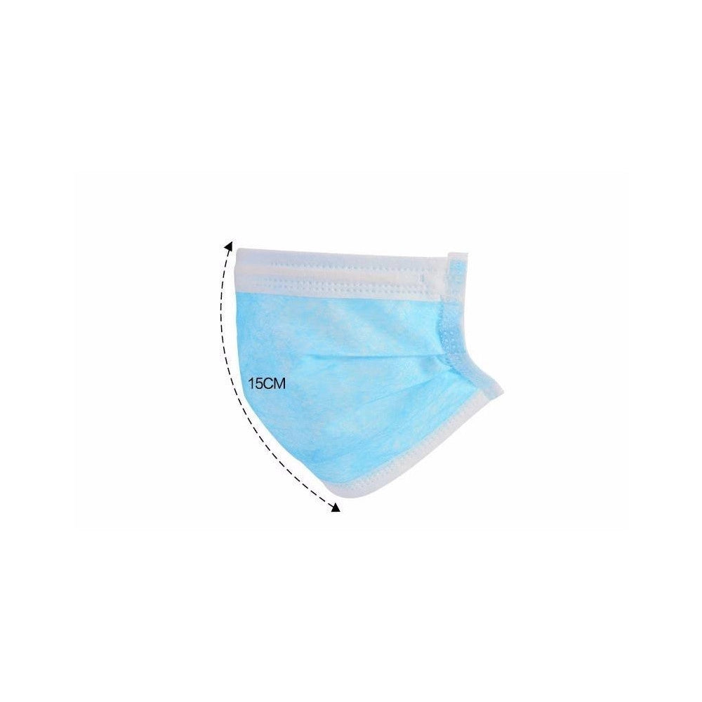 Trade Shop - Set Da 50 Mascherine Protettive Viso Chirurgiche Monouso Mascherina Facciale -