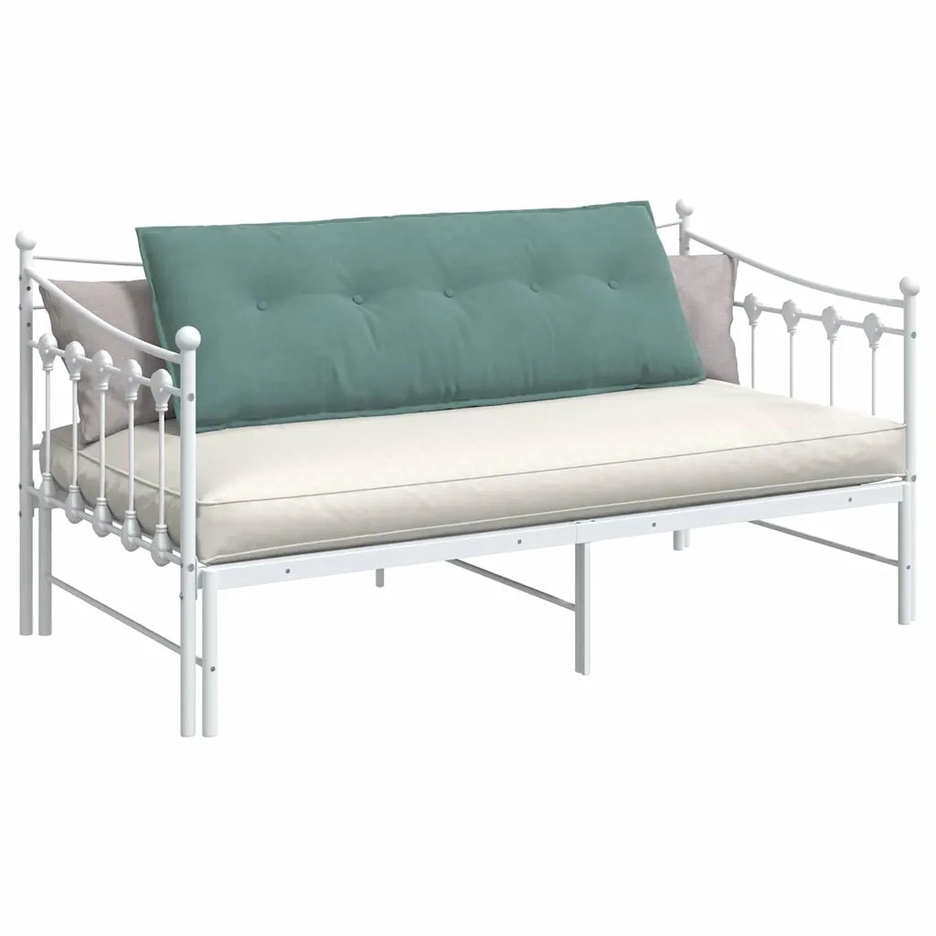Cuscino per Schiena Verde Mare 140 x 50 cm Tessuto in Cords 42014857