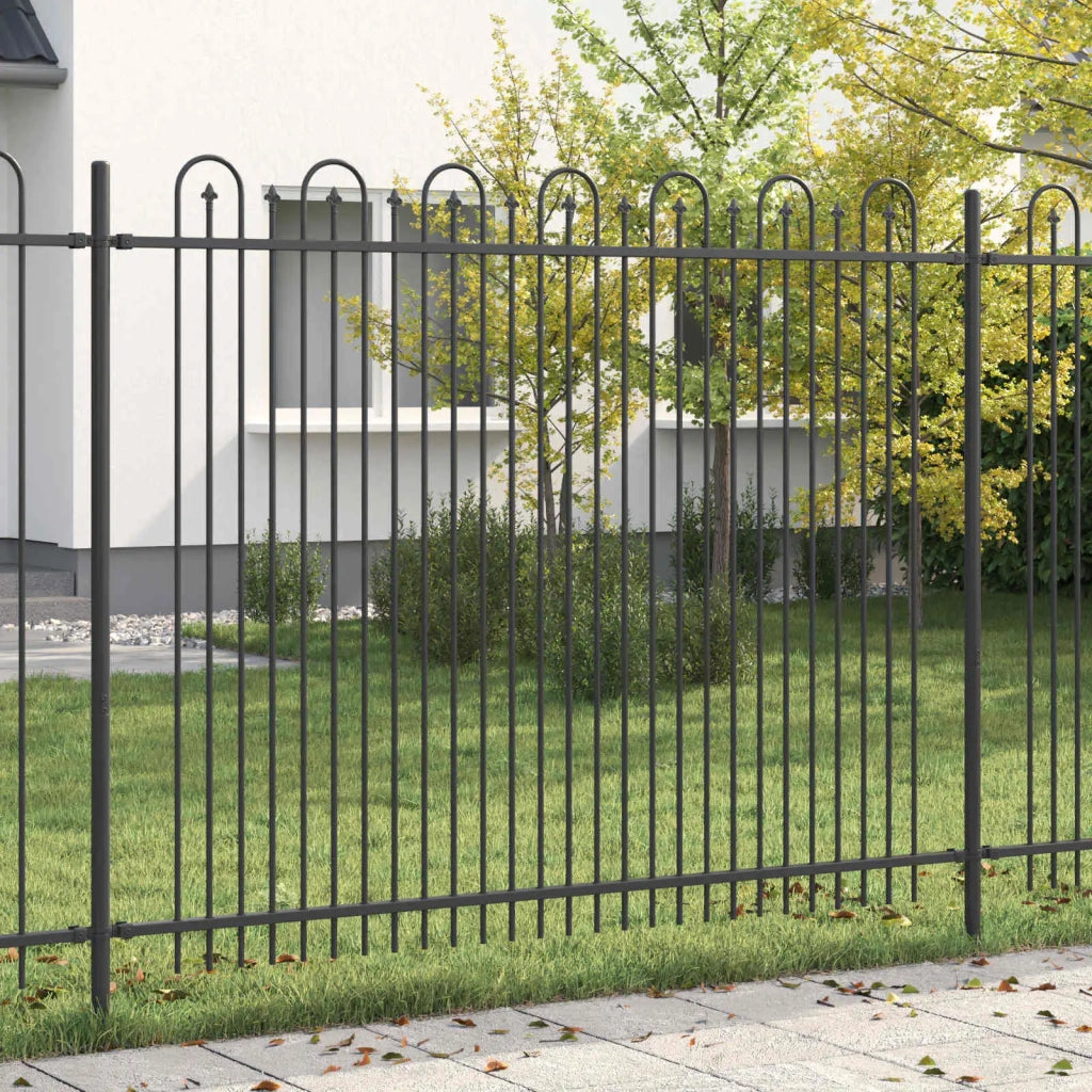 Recinzione ad arco a picchetto DRONTEN Nero 42030094