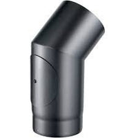 Serie arredo 20 10 nero curva a 45 con ispezione d.180