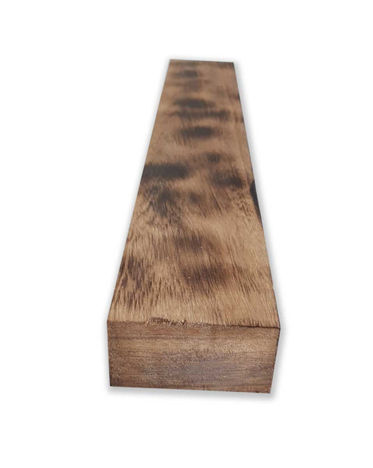 Tavola In LEGNO CountryWood – trattato con metodo Yakisugi Stile: CALICO light burn, Misura: 8x4x203 cm