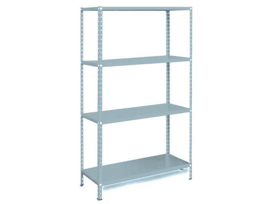 minikit scaffali aste spezzate cm. 80x30x150 h - grigio cod:ferx.vit13107