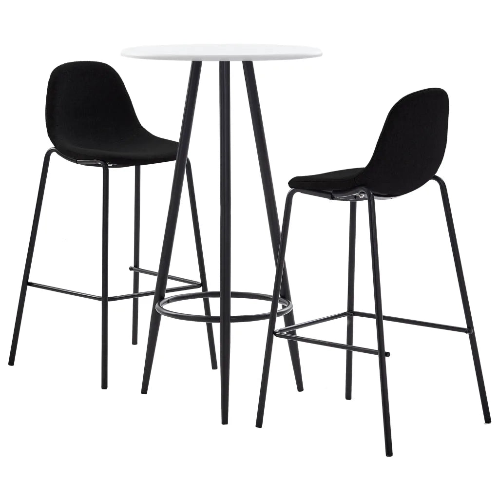 Set da Bar 3 pz in Tessuto Nero cod mxl 9776