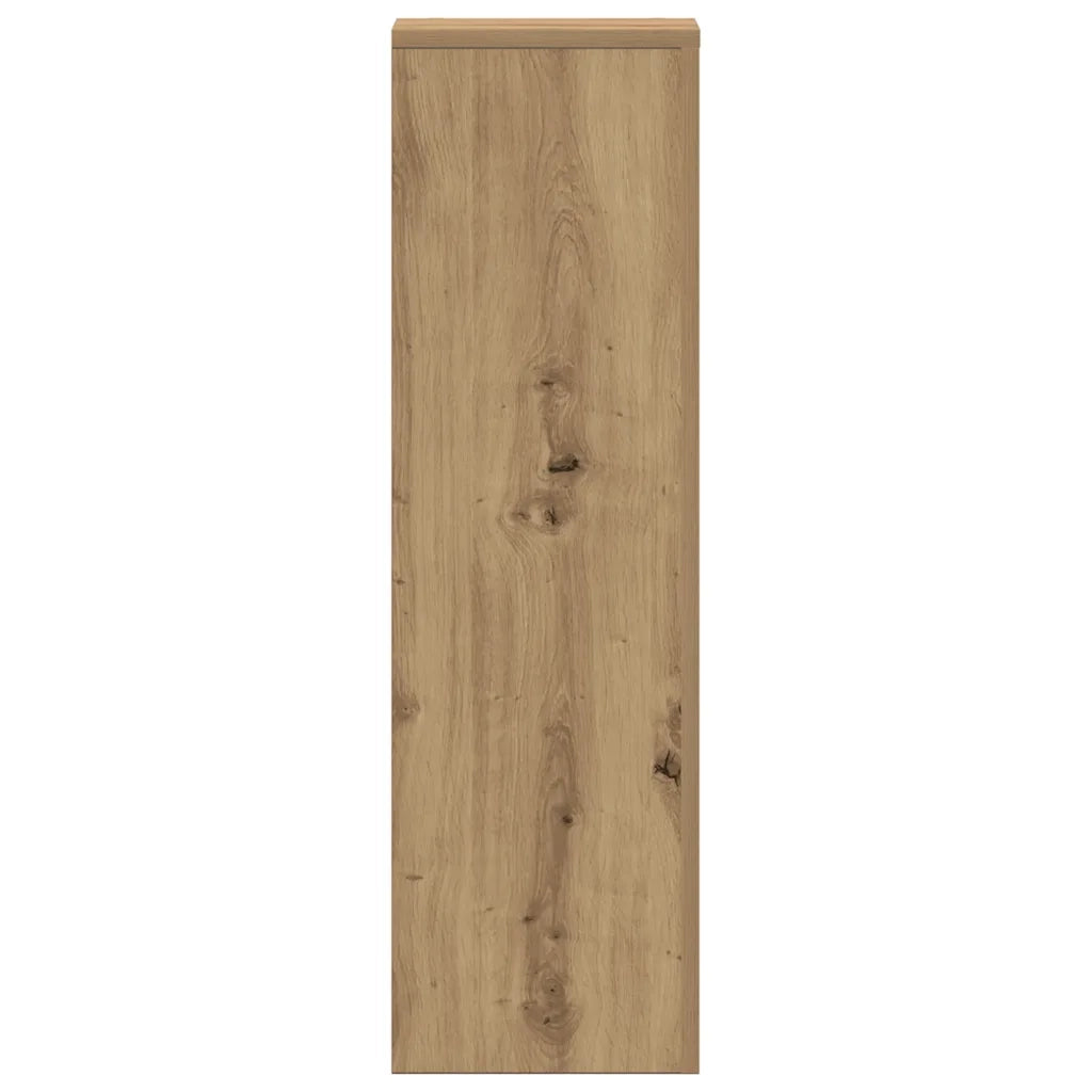 Supporti per Piante 2 pz Rovere 25x25x80 cm in Multistrato