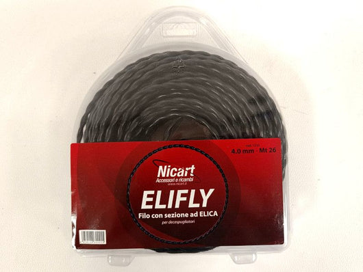 Filo decespugliatore Elifly Nicart diametro 3mm x 45mt o 4mm x 26mt - 4,00mm - 26mt