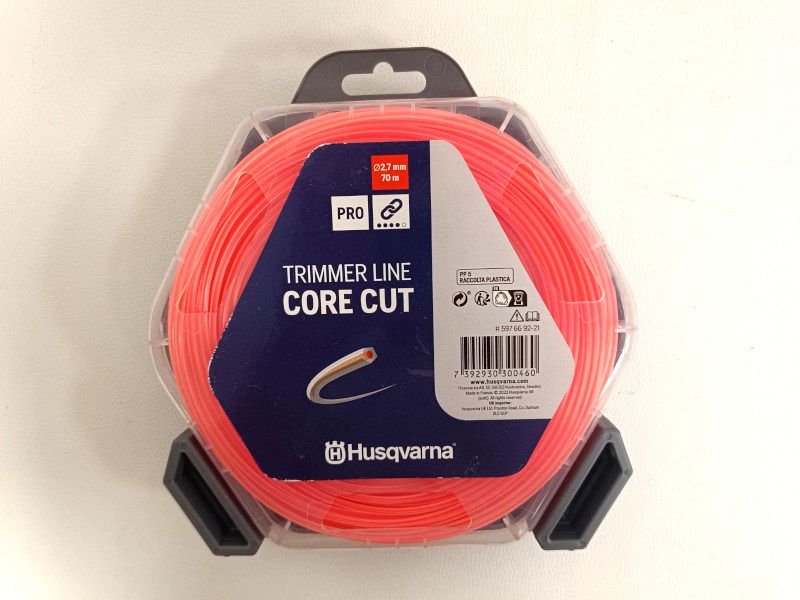 Filo per decespugliatore Husqvarna Core Cut diam. 3mm, 2.7mm, 2.4mm - 2,7mm - 70mt