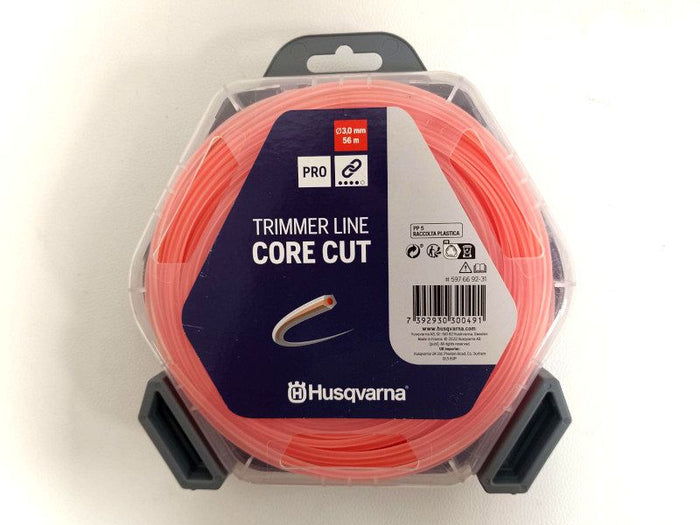 Filo per decespugliatore Husqvarna Core Cut diam. 3mm, 2.7mm, 2.4mm - 3,0mm - 56mt