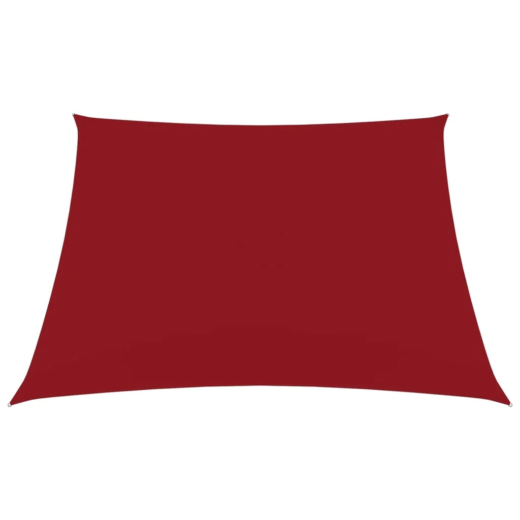 Vela ombreggiante/ombrellone quadrato in tessuto Oxford 4,5 x 4,5 m rosso 02_0009499