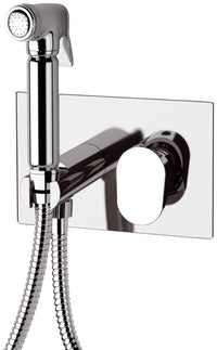 Miscelatore incasso per shut-off con doccetta, supporto doccia e flessibile