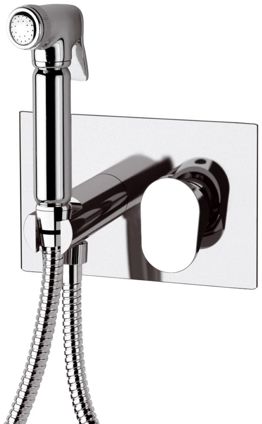 Miscelatore incasso per shut-off con doccetta, supporto doccia e flessibile