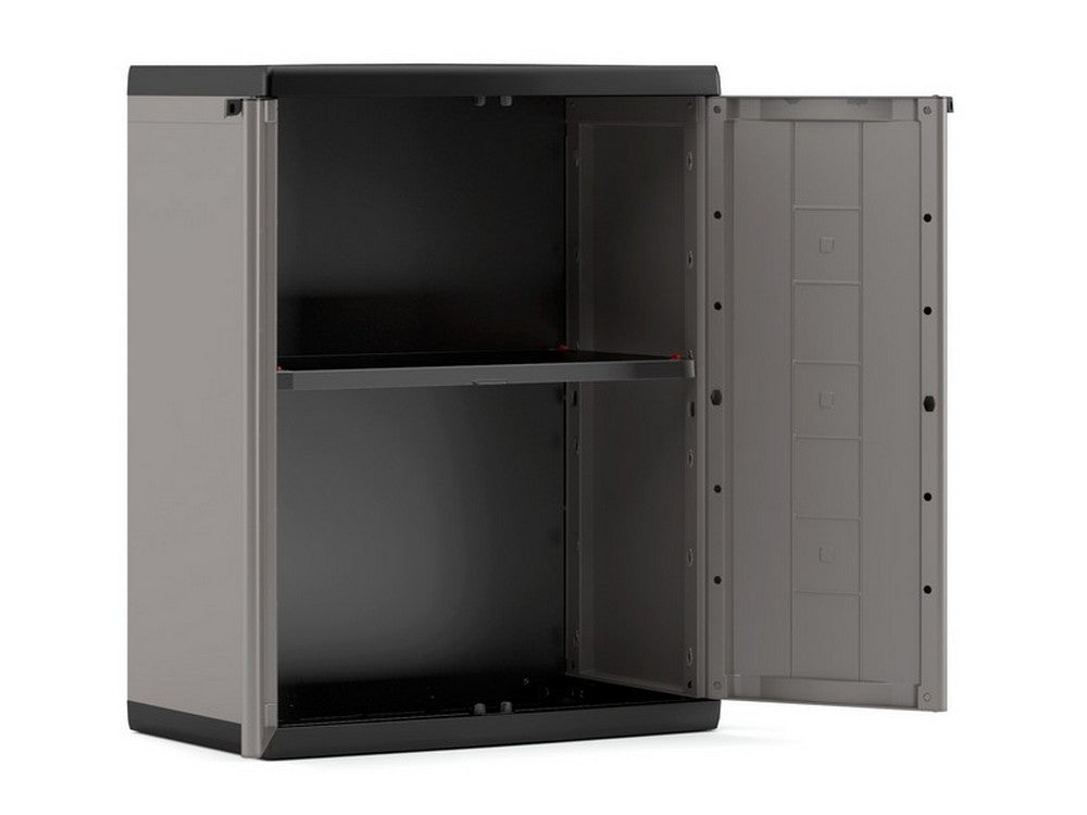 armadio basso jolly cm. 68x39x85 h col. grigio cod:ferx.vit42338