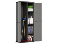 armadio portascope jolly cm. 68x39x166 h col. grigio cod:ferx.vit42339