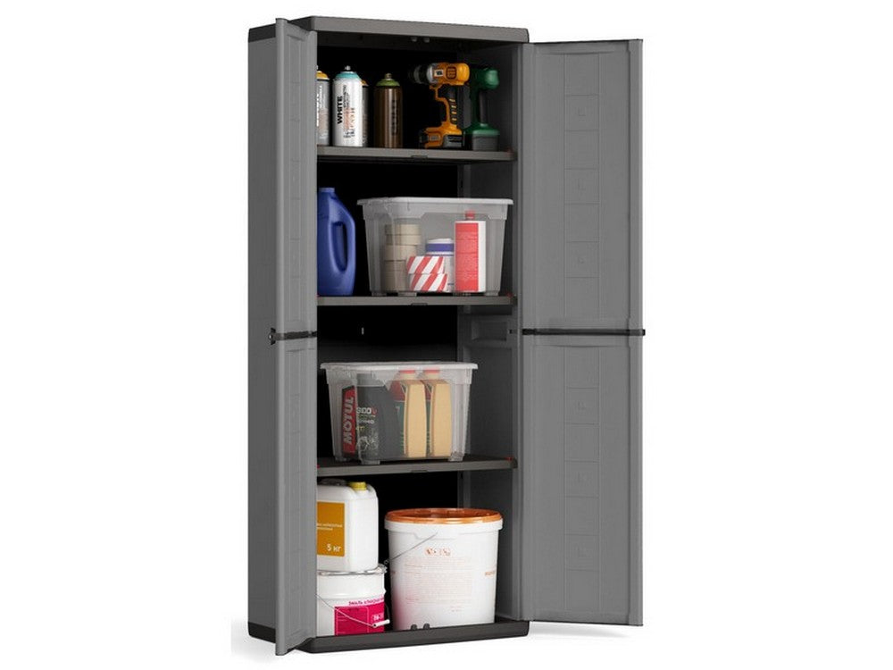 armadio tuttopiani jolly cm. 68x39x166 h col. grigio cod:ferx.vit42340