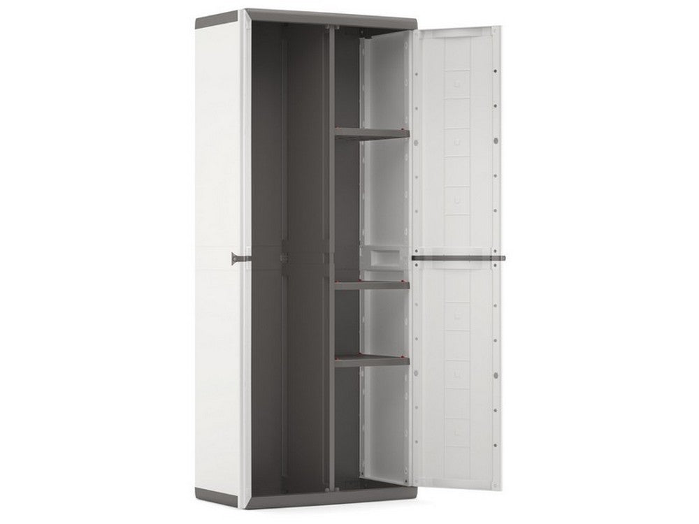 armadio portascope jolly cm. 68x39x166 h col. grigio cod:ferx.vit42339