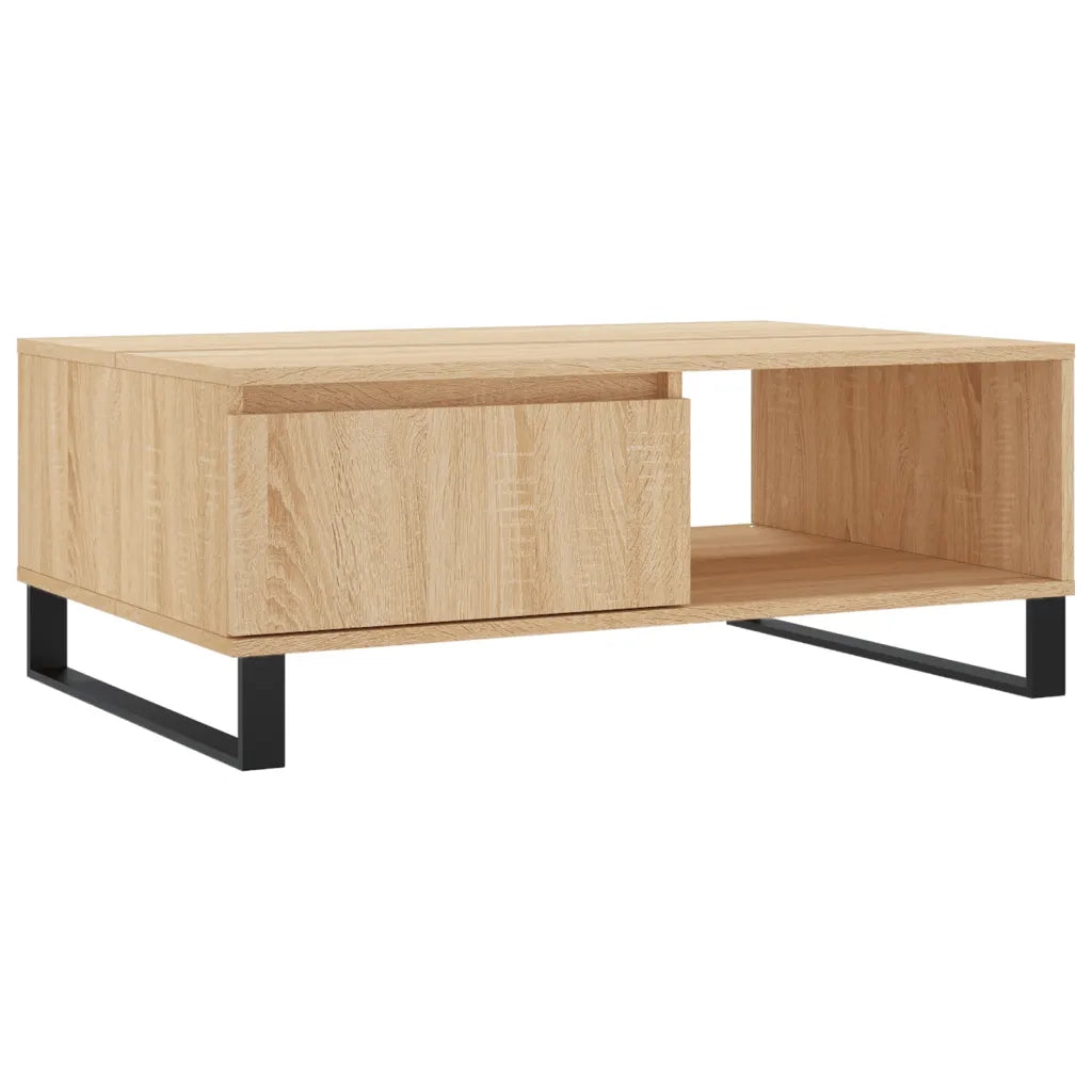 Tavolino da Salotto Rovere Sonoma 90x60x35 cm Legno Multistrato 827071