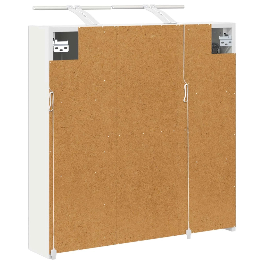 Mobiletto per specchio da bagno Bianco 70 x 14,5 x 70 cm 889095