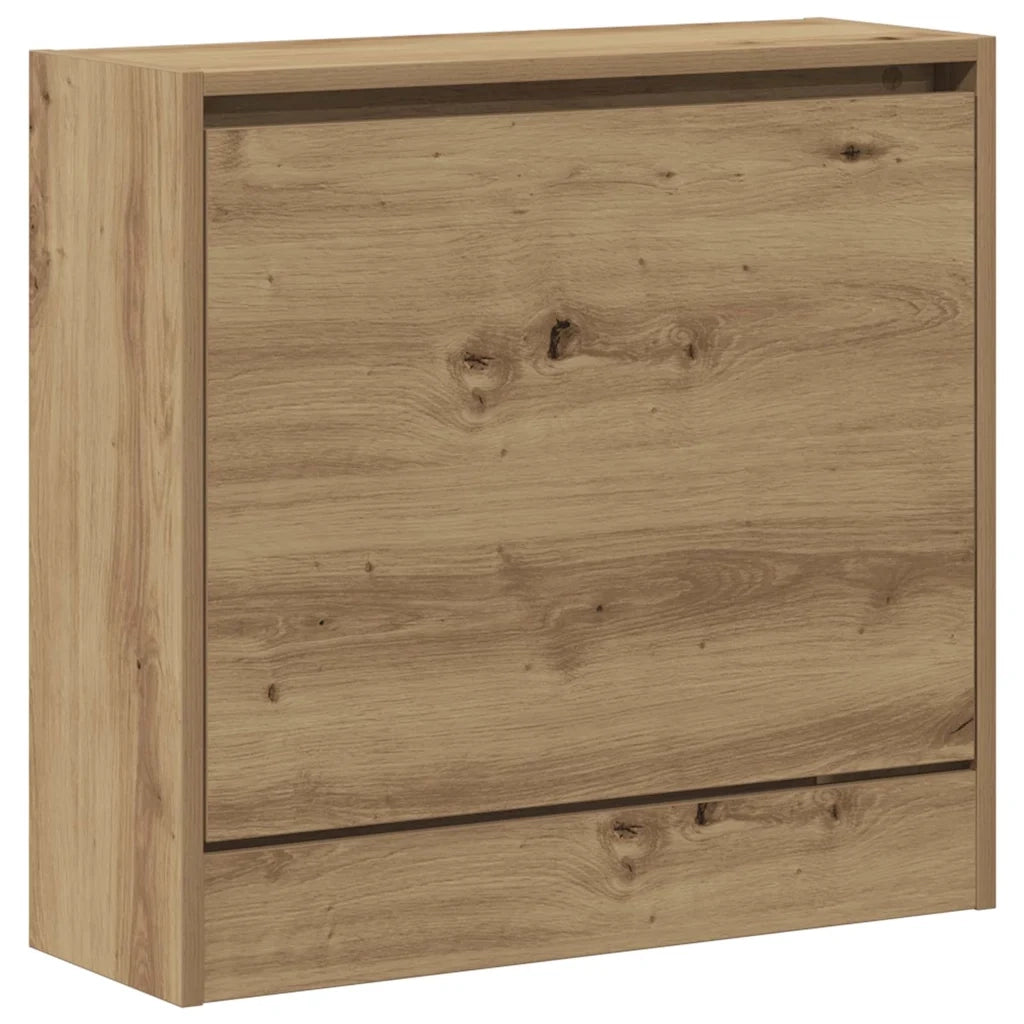 Mobile per scarpe con porta-Scarpiera Rovere artigianale 60 x 21 x 57 cm