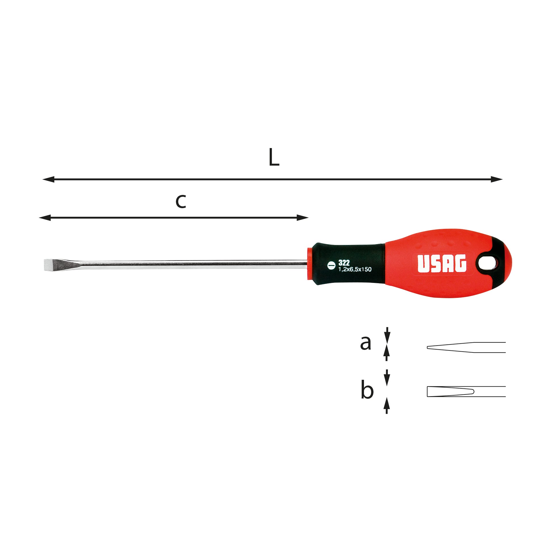 USAG GIRAVITI PER VITI CON INTAGLIO D. 0,4x2x50 U03220025