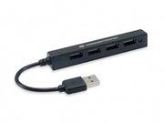 Conceptronic HUBBIES05B hub di interfaccia USB 2.0 480 Mbit/s Nero