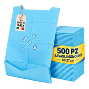Bavagli Monouso Impermeabili con Tasca 500Pz 68x37 cm