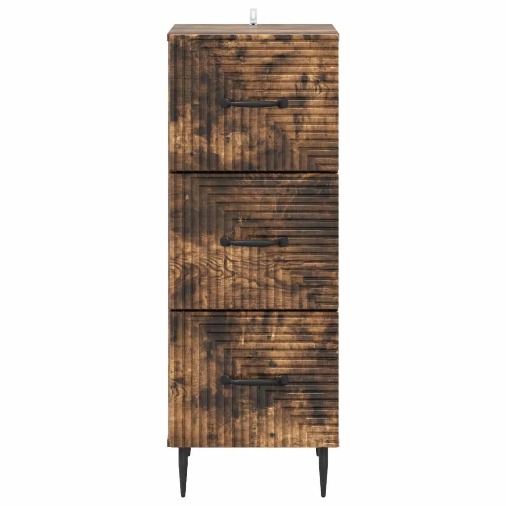 Mobile con Cassetti Rovere Fumo 33 x 34,5 x 89,5 cm 894850