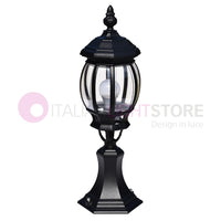 ENEA Luce da cancello in Alluminio Lampada per Esterno Classica NERO