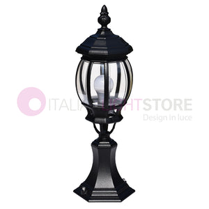 ENEA Luce da cancello in Alluminio Lampada per Esterno Classica NERO