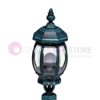 ENEA Luce da cancello in Alluminio Lampada per Esterno Classica NERO-VERDE