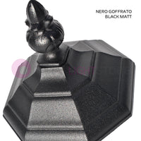 ENEA Lampione a 1 luce h.119 in Alluminio per Esterno Vialetto Giardino NERO