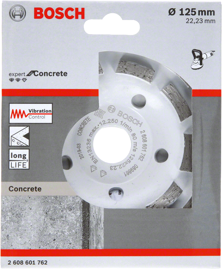 Mola a tazza diamantata Expert for Concrete 125 x 22,23 x 5 - 2608601762