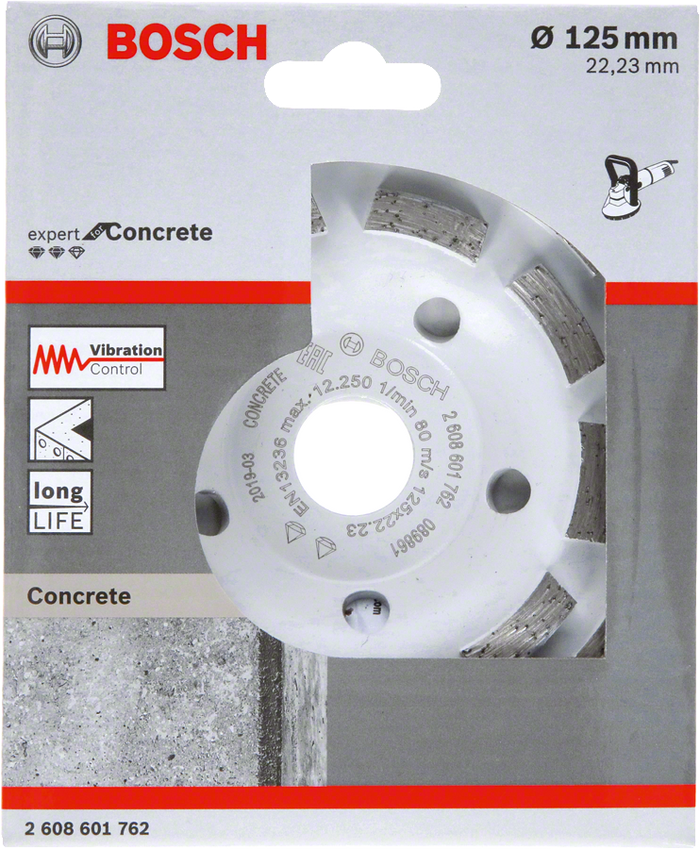 Mola a tazza diamantata Expert for Concrete 125 x 22,23 x 5 - 2608601762