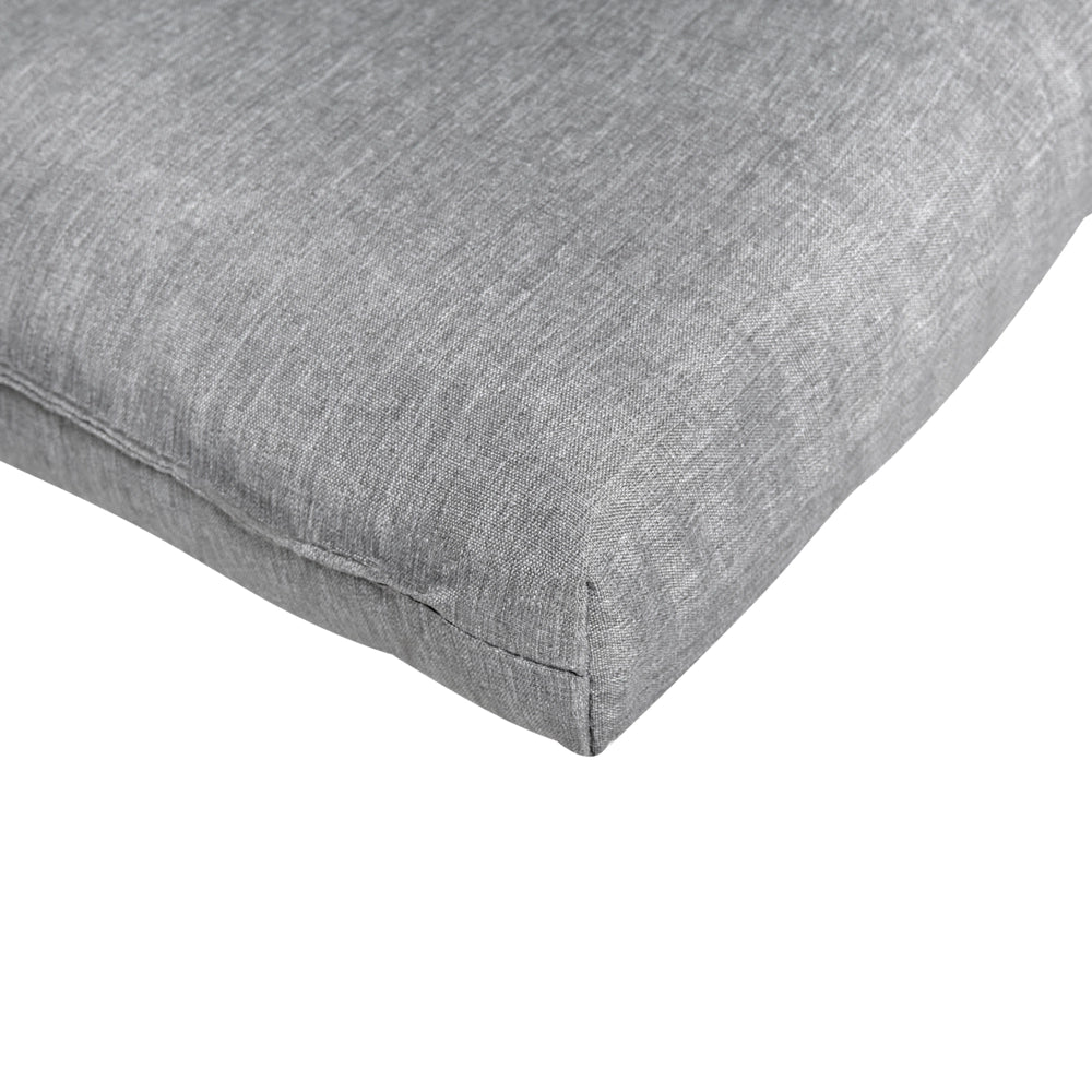 Cuscino per lettino prendisole con poggiatesta per lettino solare Resistente ai raggi UV Grigio melange esterno bordo piscina