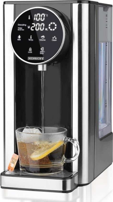 Dispensatore di acqua calda compatto con regolazione di temperatura da 40-100°C per tè e alimentazione per bambini