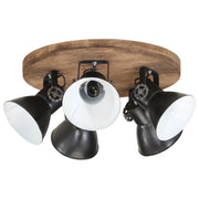 Lampada da Soffitto 25 W Nera 50x50x25 cm E27 CFW5601347