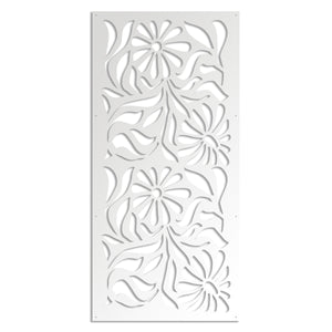 PLANTS - Pannello in PVC traforato - Parasole Colore: bianco, Misura: 47x94 cm