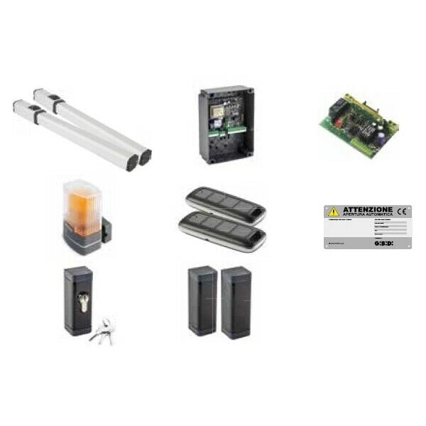 KIT AUTOMAZIONE PER CANCELLI A BATTENTE GIBIDI KIT TOP291 K291/BFSLT AUTOMATISMI