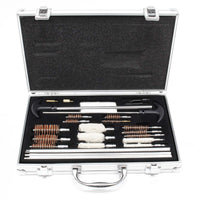 Kit per pulizia armi, kit universale pulizia fucili e pistole, 100 pezzi, spazzole e pezzuole pulizia armi