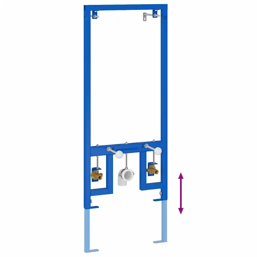 Supporto da parete per bagno Blu 50 x 3 x 112 cm CFW6367033