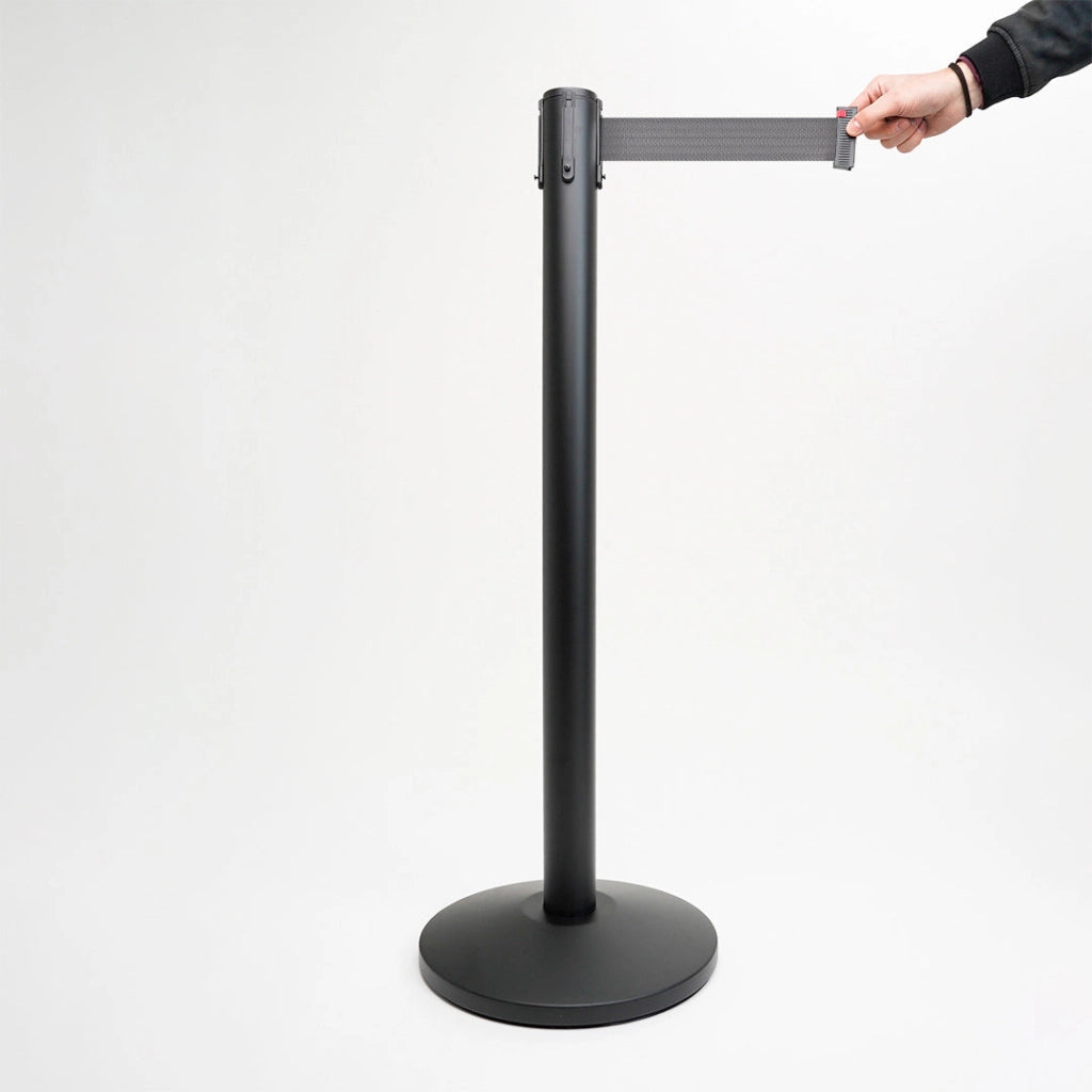 2 Colonnine Tendinastro di 3 m in Acciaio nastro Grigio