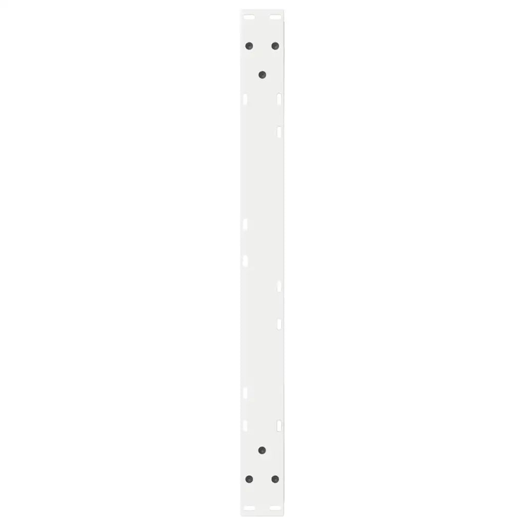Gambe per tavolino da caffÃ¨ 2 pz Bianche 70x(30-31,3) cm Acciaio