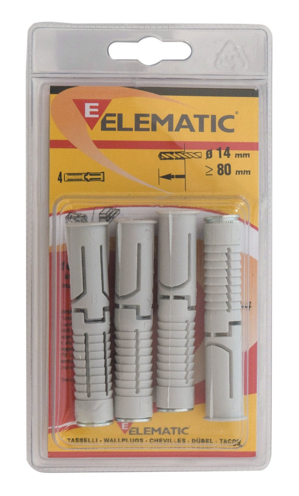 elematic blister tassello em12 4 pz cod:ferx.14173